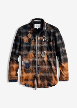BLEACHED FLANNEL REGIMENT SHIRT