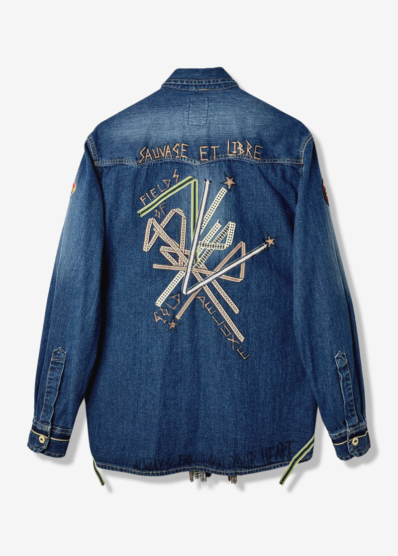 2 SAUVAGE ET LIBRE WESTERN SHIRT JACKET
