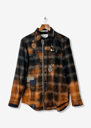 BLEACHED FLANNEL REGIMENT SHIRT