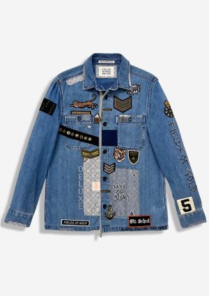 p-01 THE TIGER RESERVE SAFARI DENIM OVERSHIRT